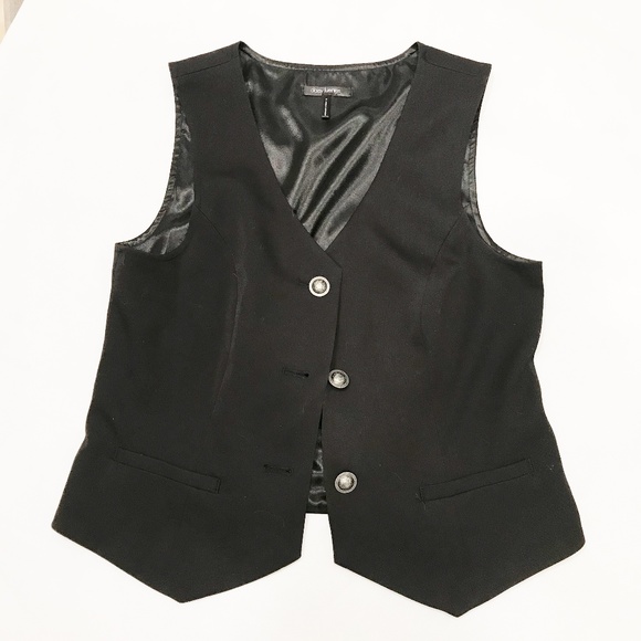 dressy black vest
